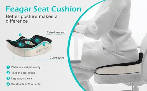 Feagar seat cushion - seat, coccyx