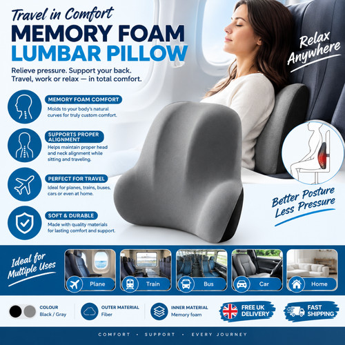 Memory foam lumbar - memory, support